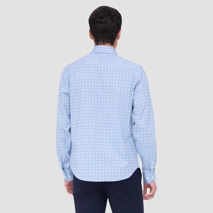 Bugatchi Ooohcotton Jimmy Long Sleeve Shirt - Air Blue