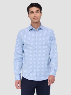 Bugatchi Ooohcotton Jimmy Long Sleeve Shirt - Air Blue