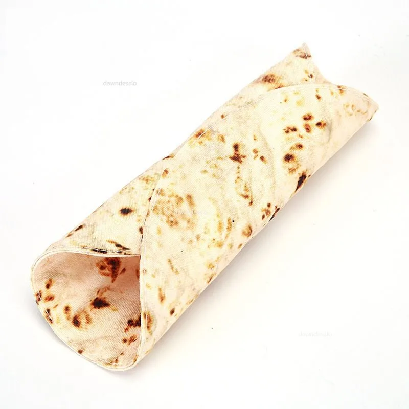 Burrito Pancake Durable Fabric Pencil Case