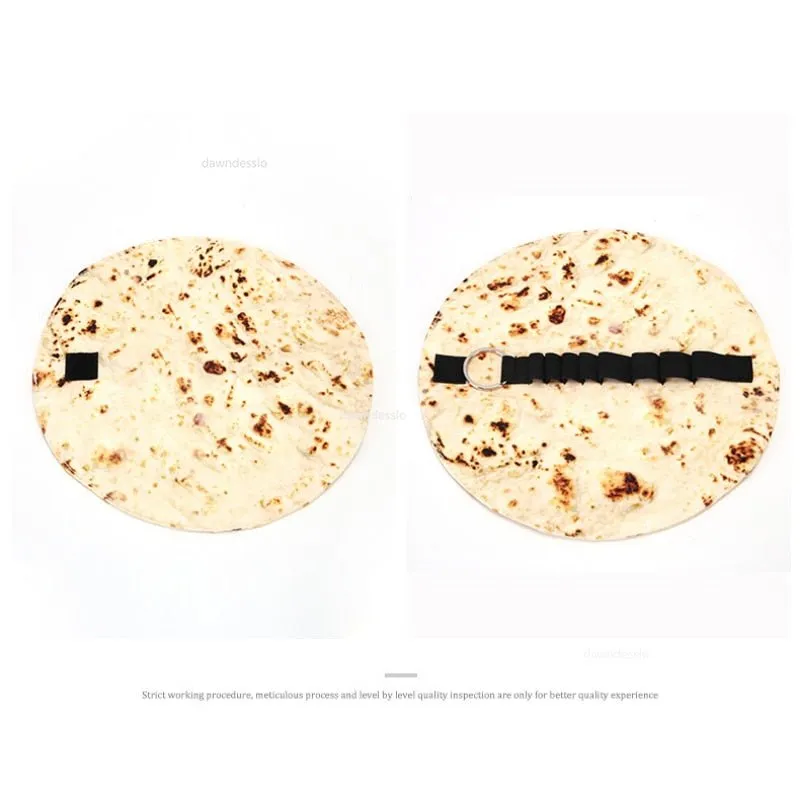Burrito Pancake Durable Fabric Pencil Case