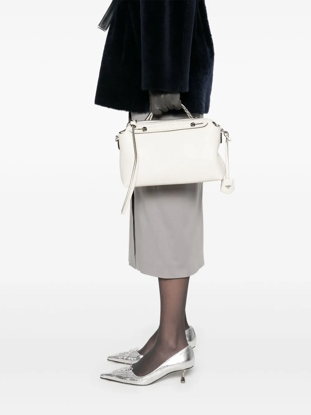 By the way medium leather handbag