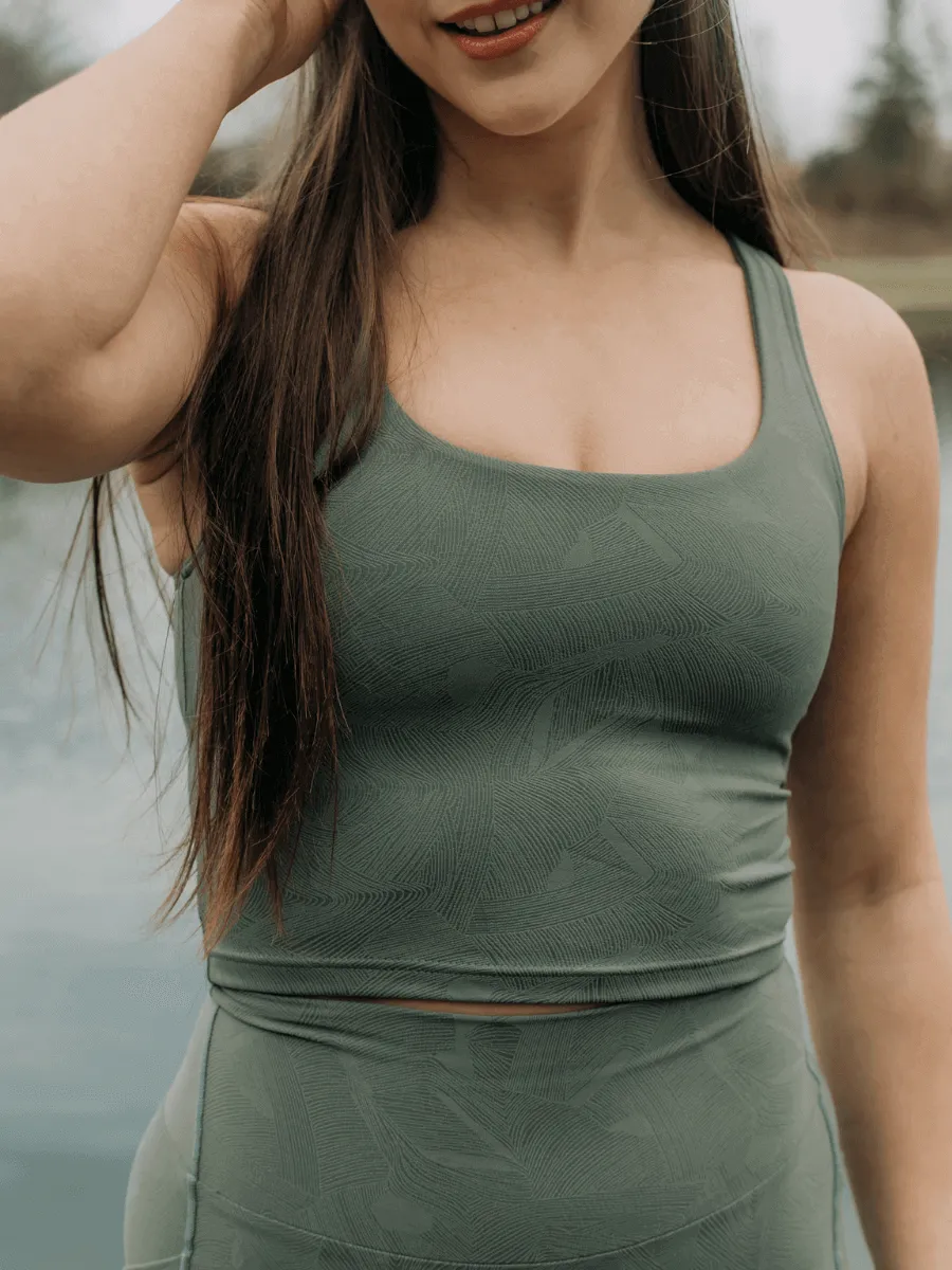 Camisole Ajustée en Jacquard - Sauvage