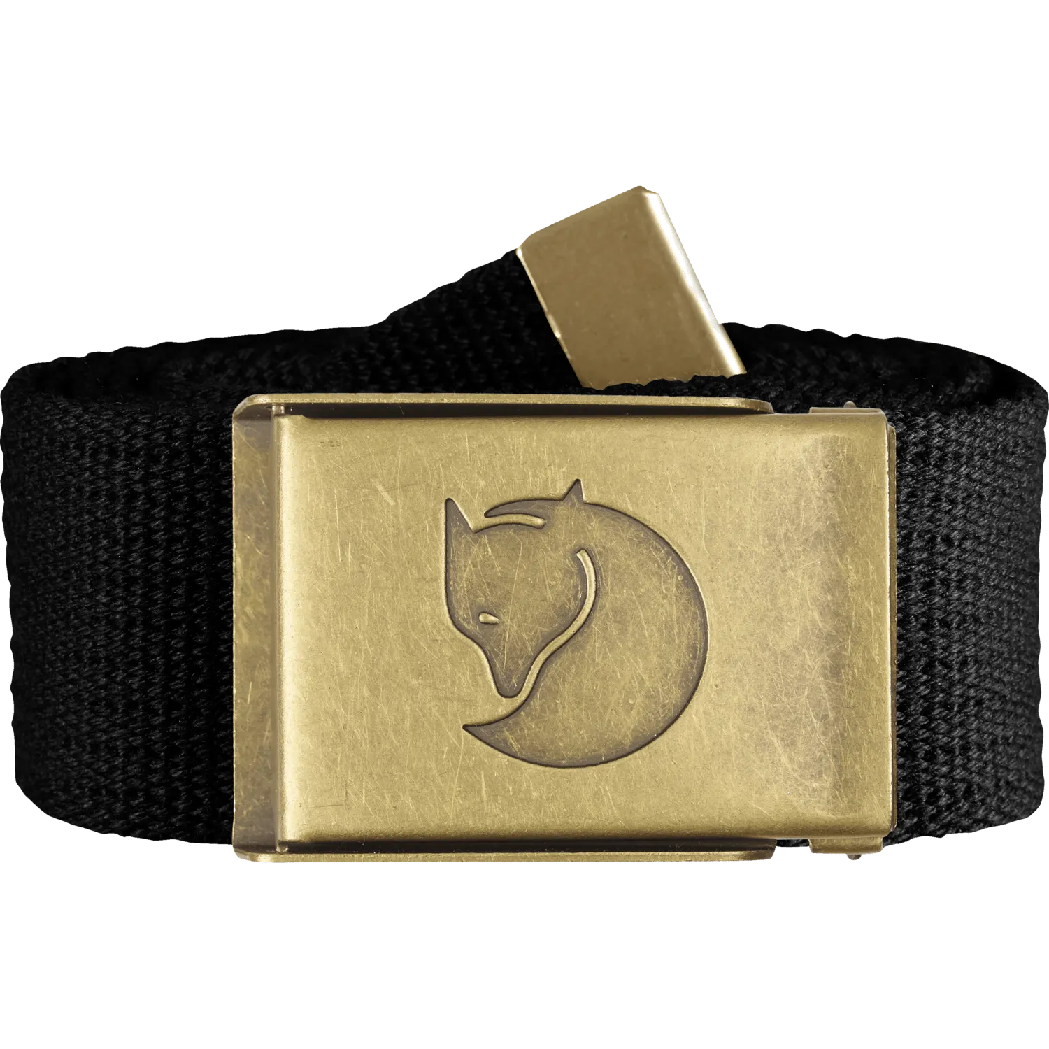 Canvas Brass Belt 4cm