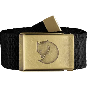 Canvas Brass Belt 4cm