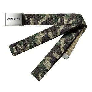 Carhartt Clip Belt Chrome - Camo Duck Green