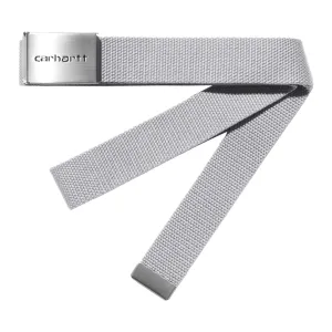 Carhartt Clip Belt Chrome - Sonic Silver