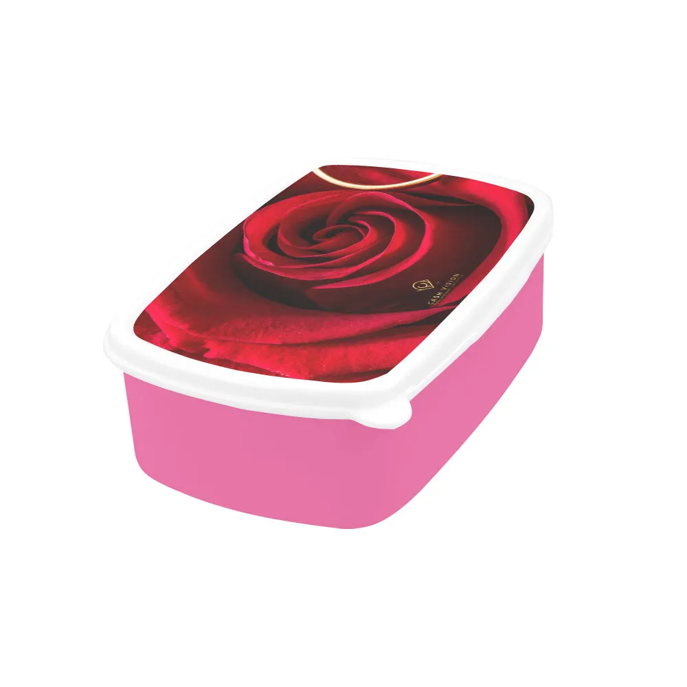 Cash Vision Red Rose Lunch Box - Pink
