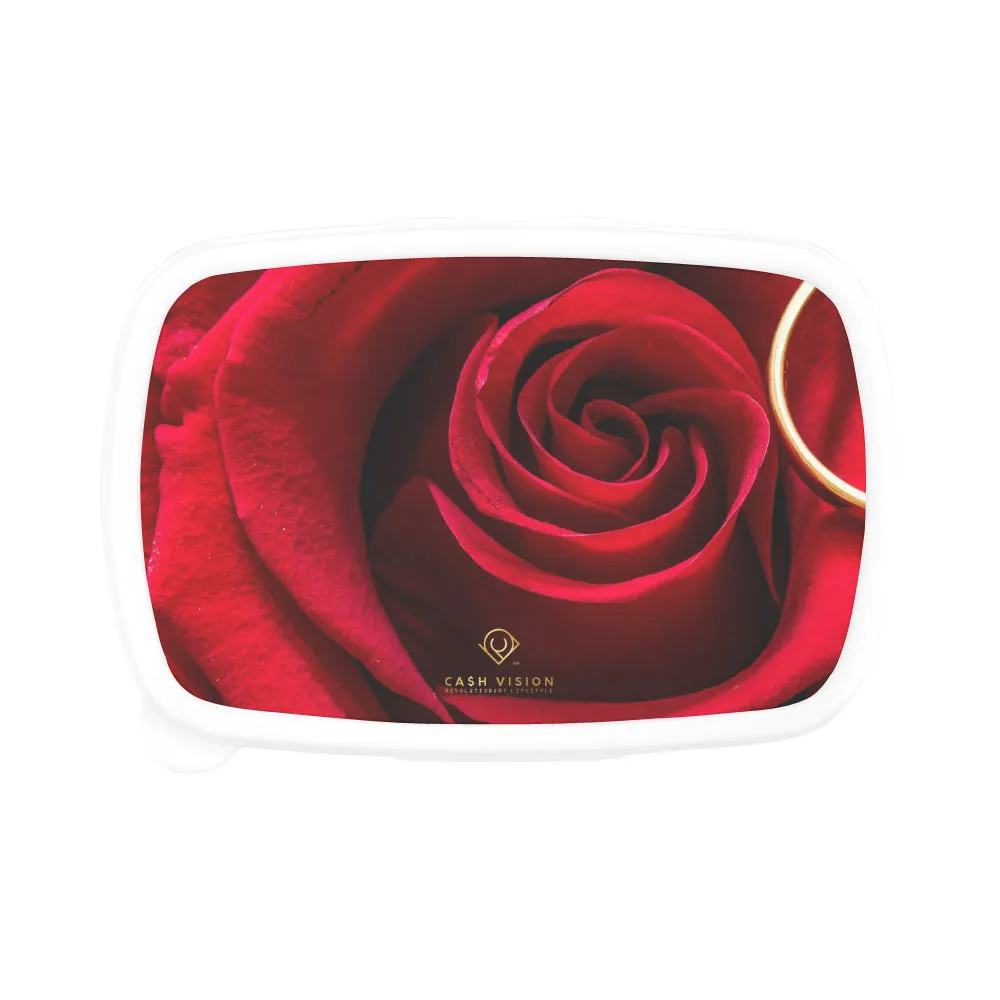 Cash Vision Red Rose Lunch Box - Pink
