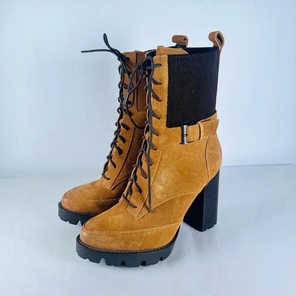 Charles David Gimmick Combat Boot Size 7.5