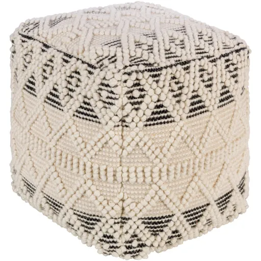 Charming Comfort 18-inch Cottage Pouf