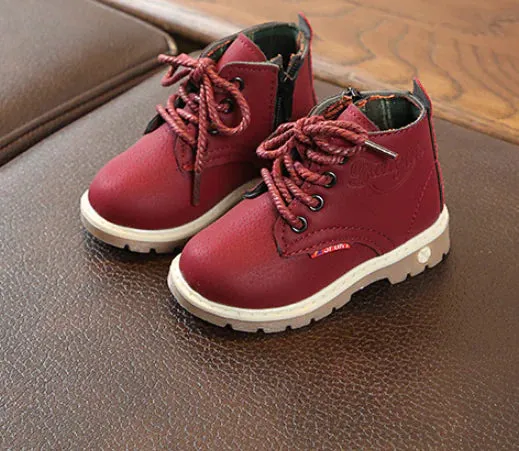 Children's Plush Short Martin Boots