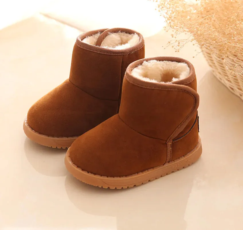 Children's Plush Short Martin Boots