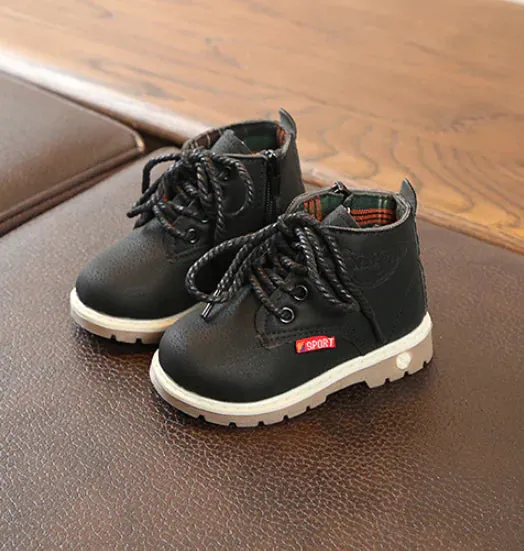 Children's Plush Short Martin Boots