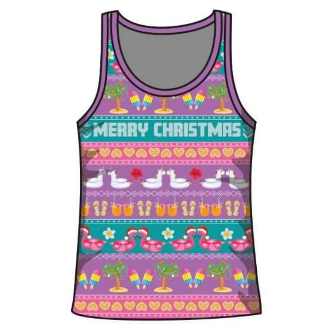Christmas | Fa La La Mingo Ugly Christmas Fishing Singlet ★Pre-Order★