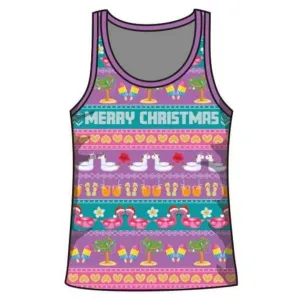 Christmas | Fa La La Mingo Ugly Christmas Fishing Singlet ★Pre-Order★