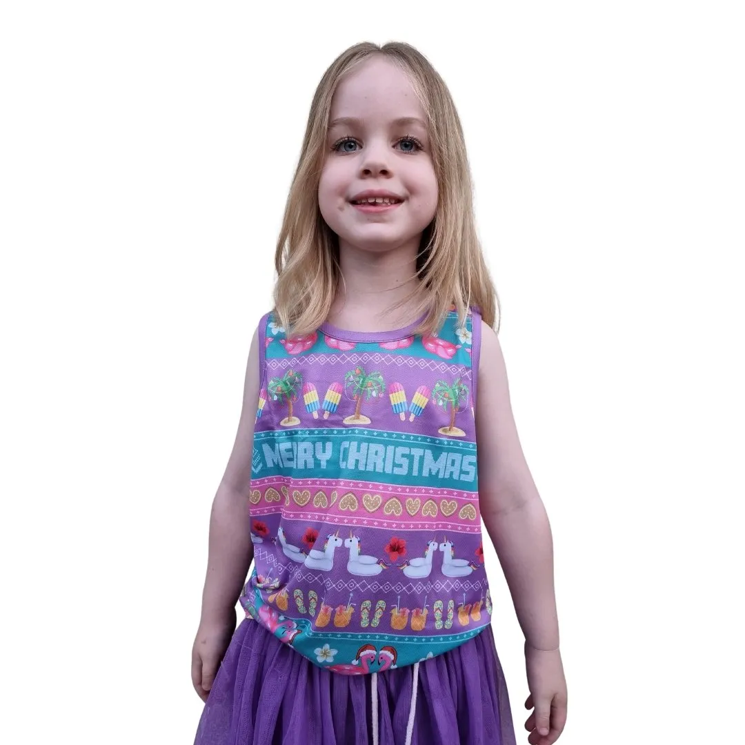 Christmas | Fa La La Mingo Ugly Christmas Fishing Singlet ★Pre-Order★