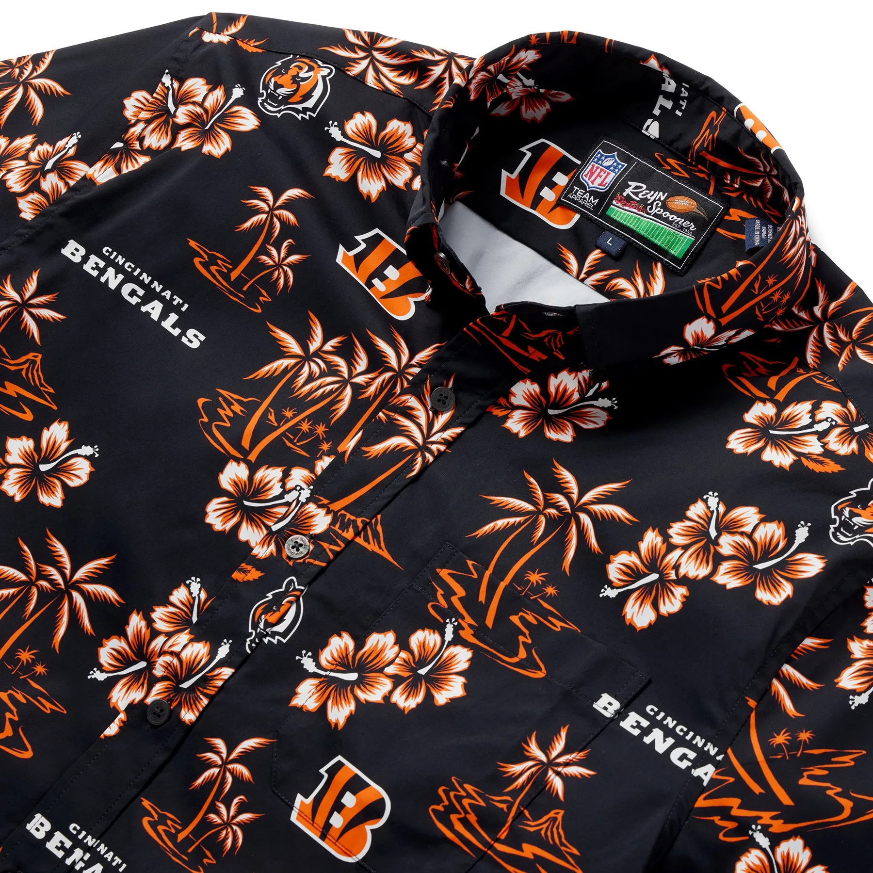 CINCINNATI BENGALS KEKAI PERFORMANCE BUTTON FRONT