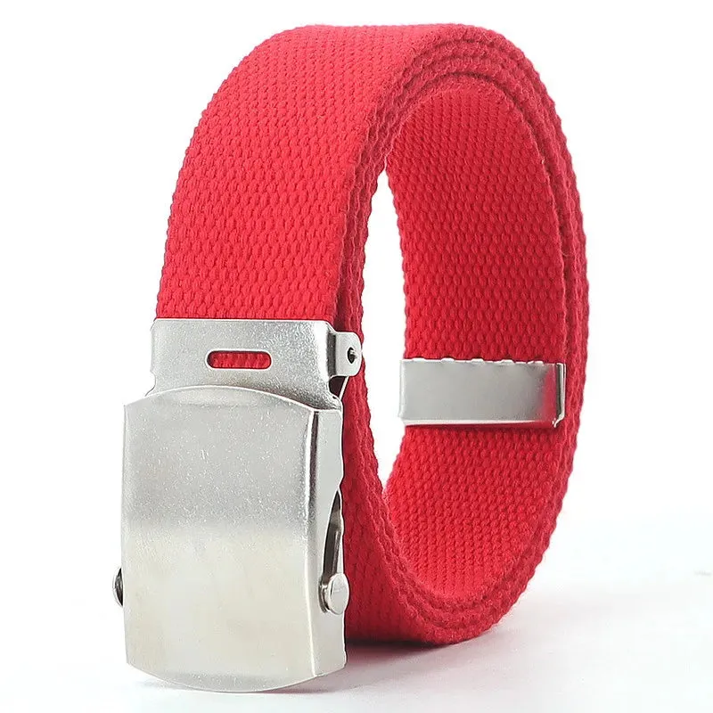 Concise Metal Buckle Belt