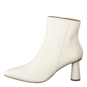 Cone Shape Ankle Boots Offwhite