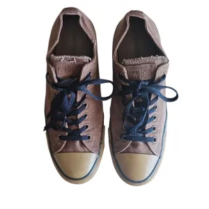 Converse Chuck Taylor All Star Lo Lace Up Gum Bottom Chocolate Sneaker Shoe Sz10