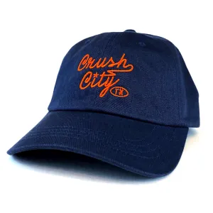 Crush Script | Strapback Ball Cap (Navy)