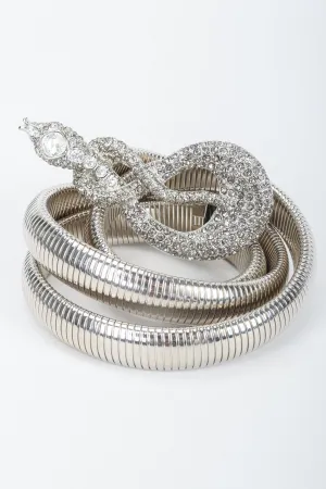 Crystal Studded Snake Belt