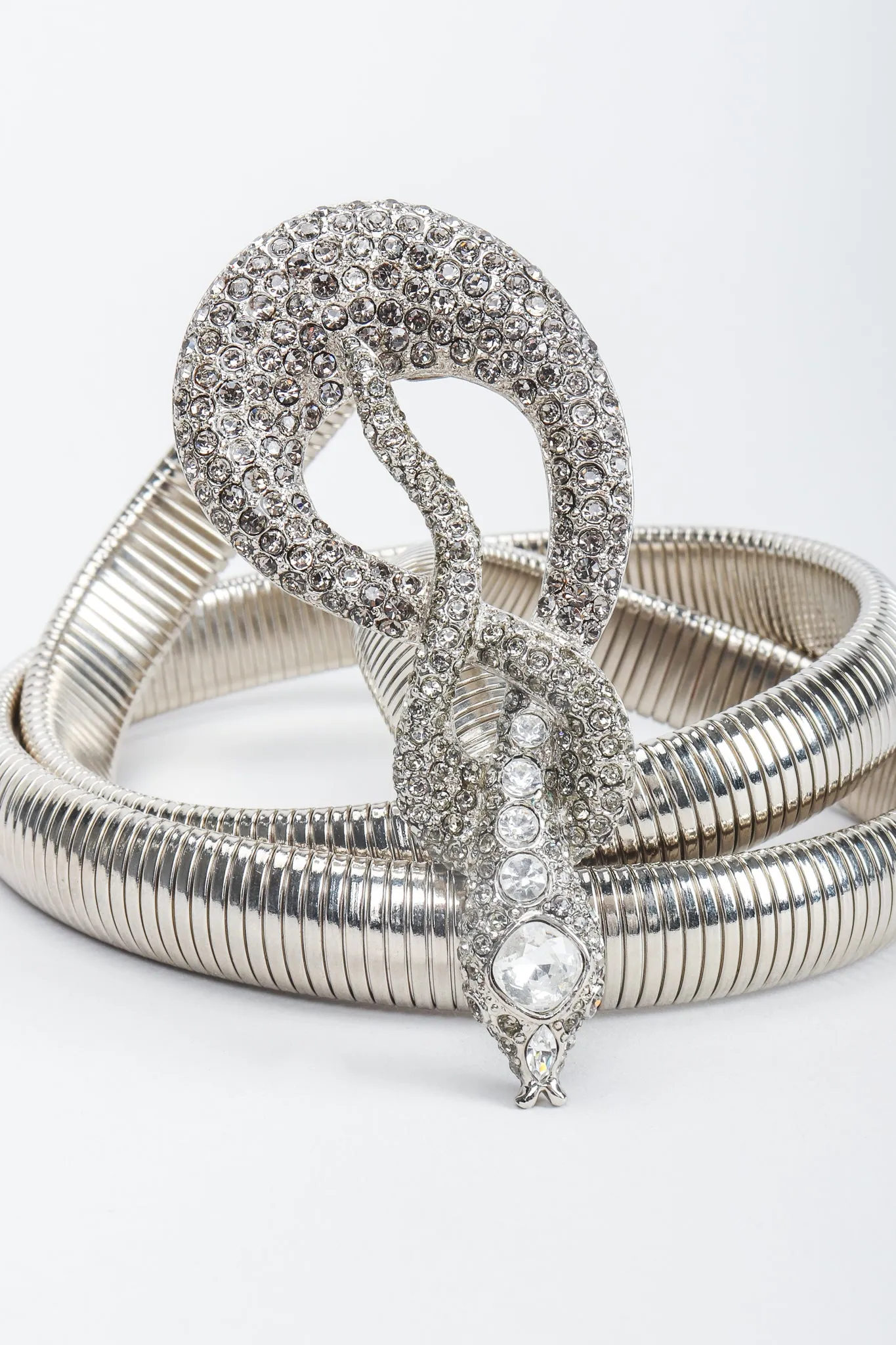 Crystal Studded Snake Belt