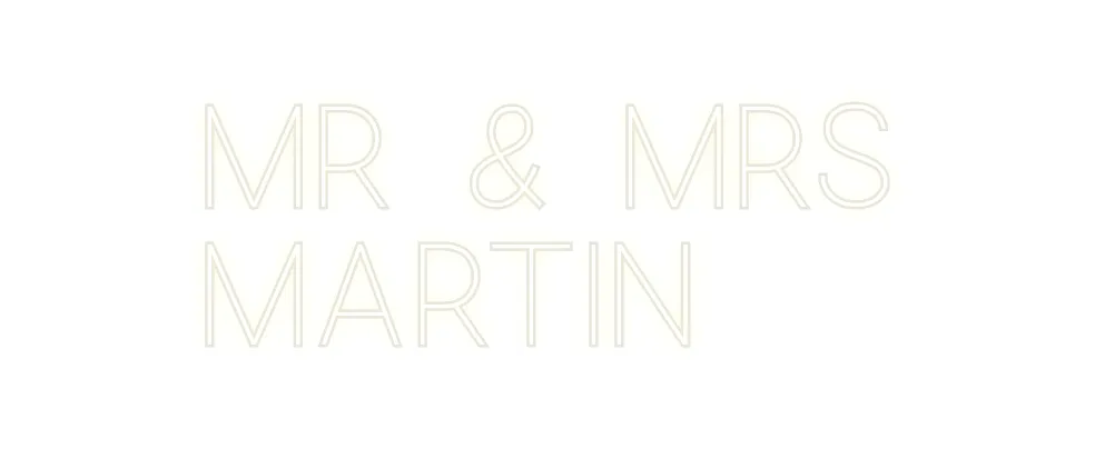 Custom Neon: Mr & Mrs
  Ma...