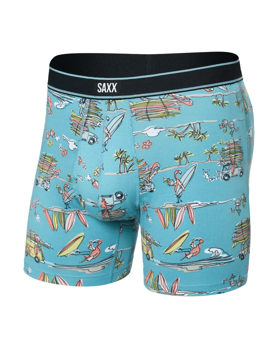 Daytripper Boxer Brief - Beach Or Bust - Reef Blue