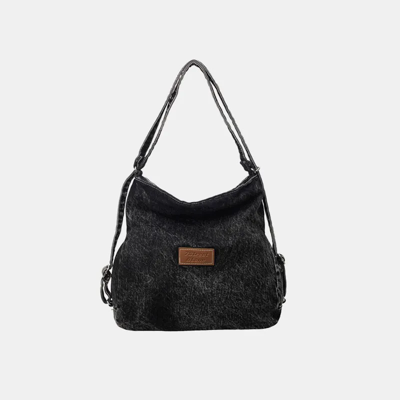 Denim Chic Shoulder Bag