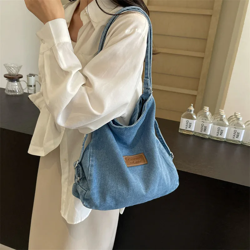 Denim Chic Shoulder Bag