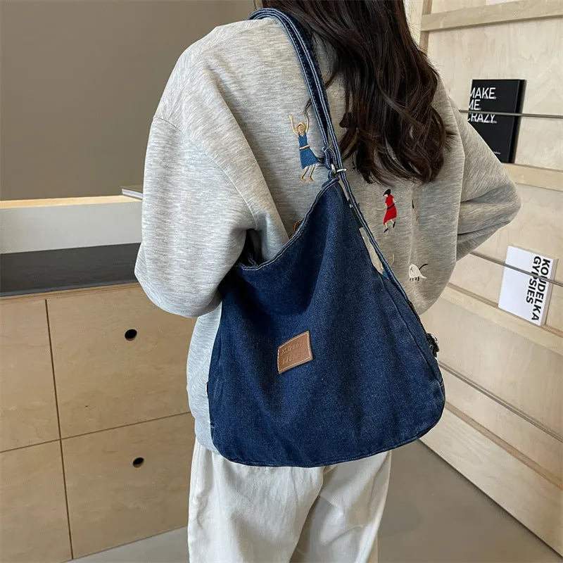 Denim Chic Shoulder Bag