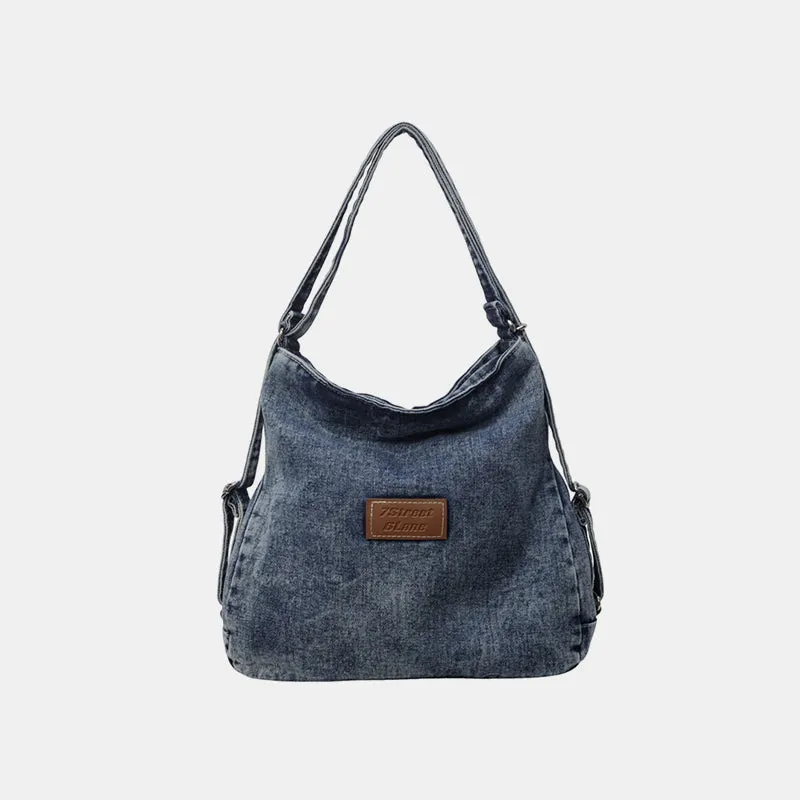 Denim Chic Shoulder Bag