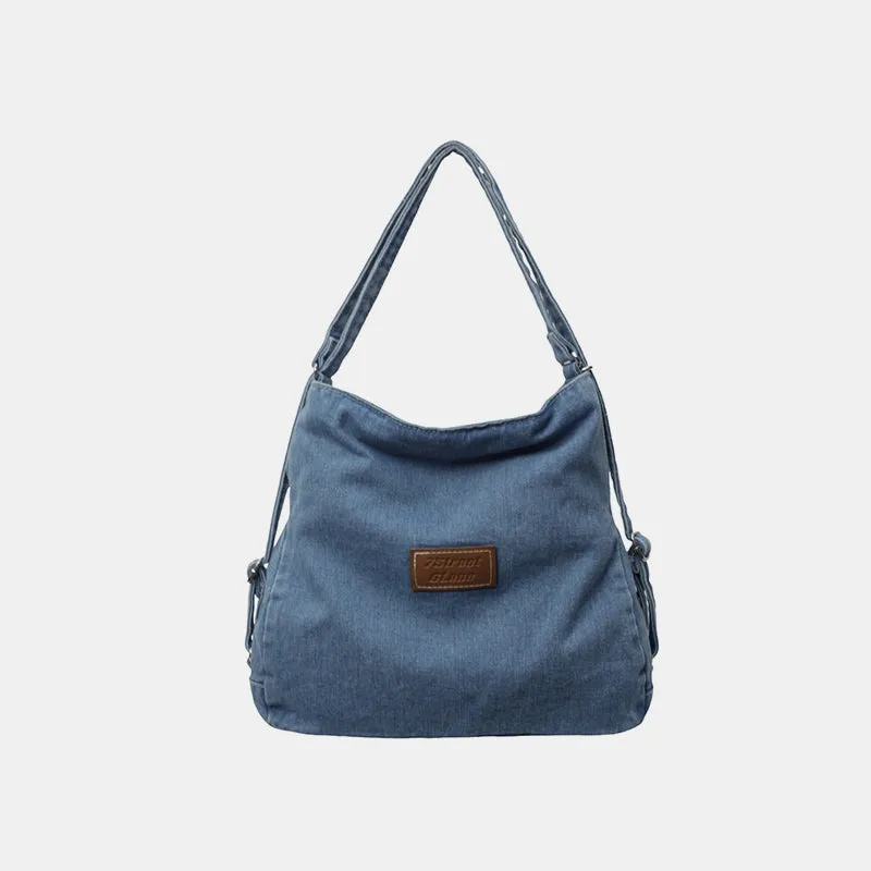 Denim Chic Shoulder Bag