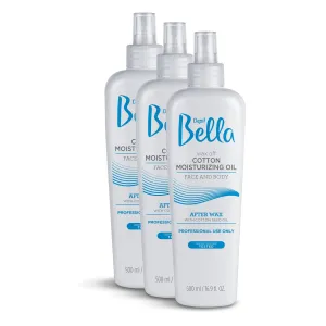 Depil Bella Post Waxing Body Oil Moisturizing Remover with Cotton Seed Oil 500 ml (3 Units)