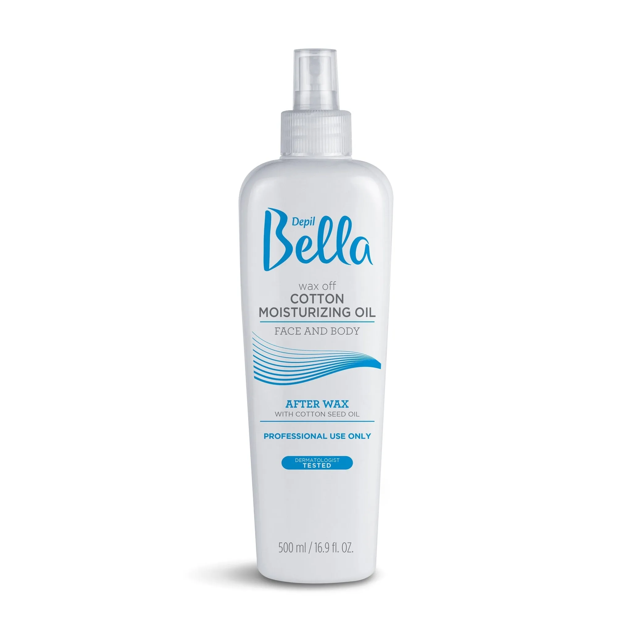 Depil Bella Post Waxing Body Oil Moisturizing Remover with Cotton Seed Oil 500 ml (3 Units)