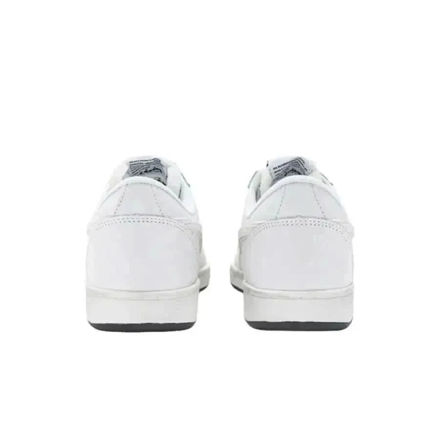 Diadora Men's White Leather Sneakers Size 3