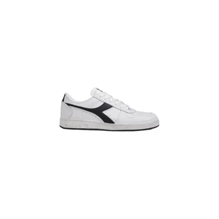 Diadora Men's White Leather Sneakers Size 3
