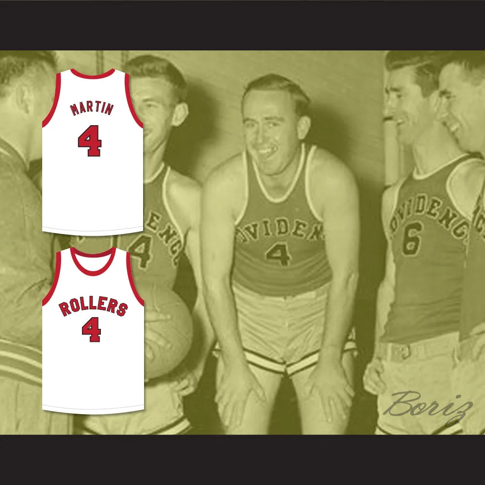 Dino Martin 4 Providence Steamrollers White Basketball Jersey 4