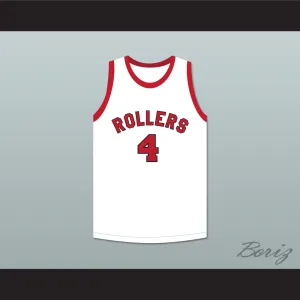 Dino Martin 4 Providence Steamrollers White Basketball Jersey 4