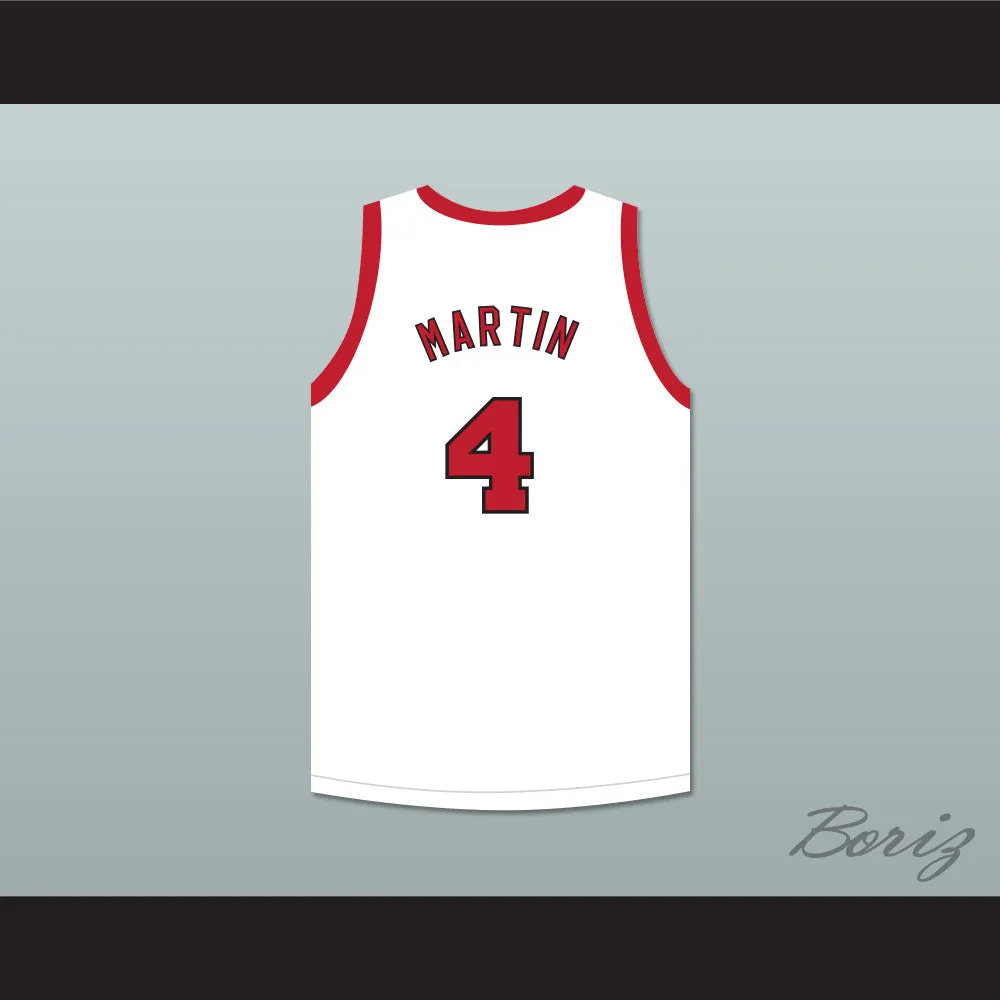 Dino Martin 4 Providence Steamrollers White Basketball Jersey 4
