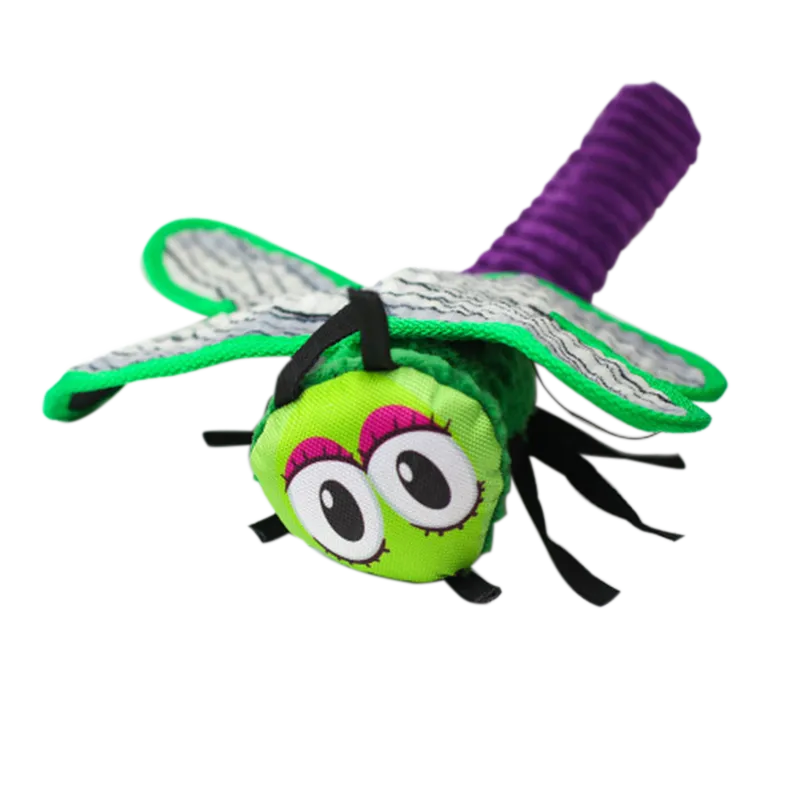 Dogline - 14" Crinkle-Squeak Dragonfly