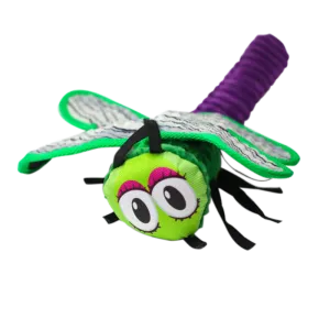 Dogline - 14" Crinkle-Squeak Dragonfly