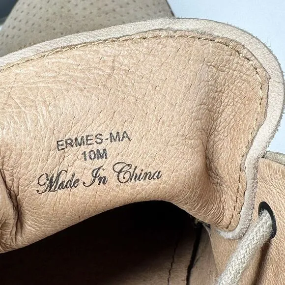 Donald J Pliner Boots Men’s Size 10 M Suede Wingtip Ankle Chukka Tan Ermes-Ma