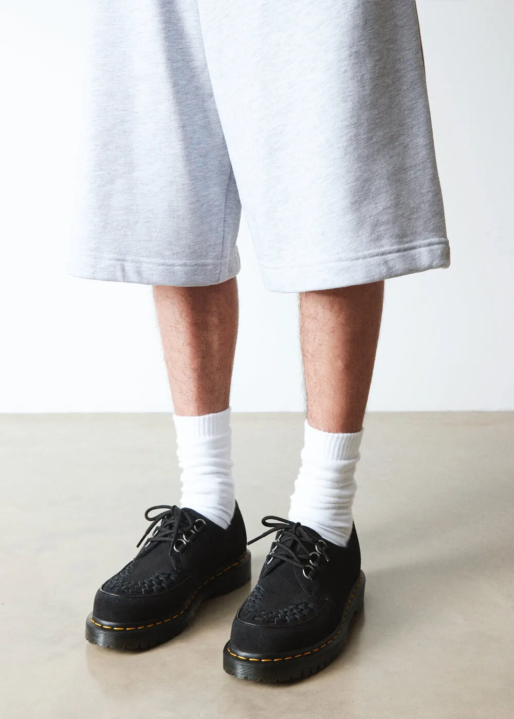 Dr. Martens Ramsey Suede Leather Creepers Black