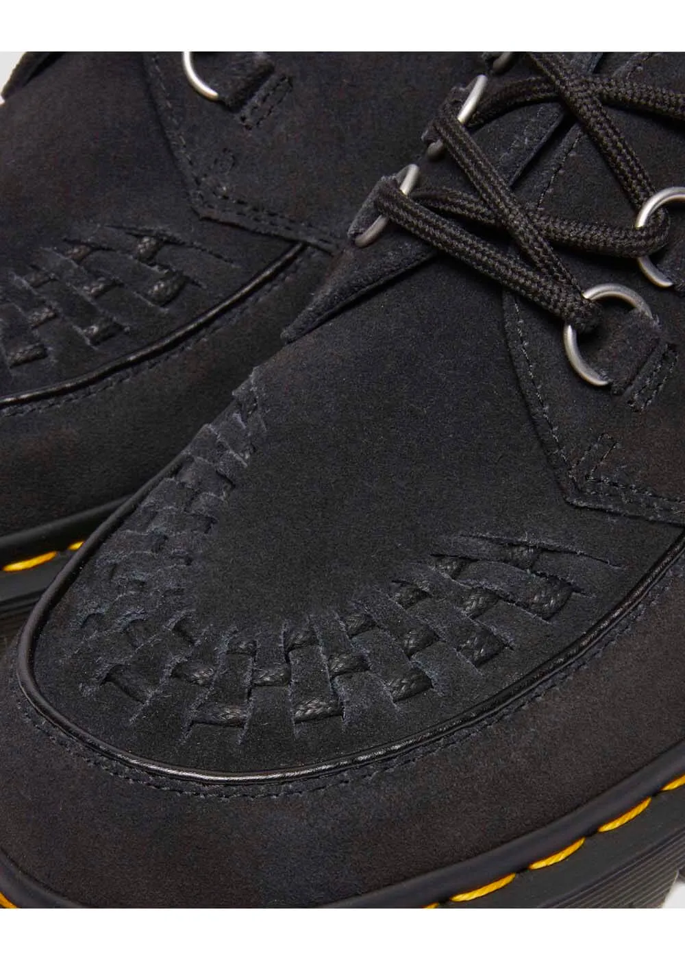Dr. Martens Ramsey Suede Leather Creepers Black