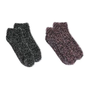 Dr. Scholl's Women's Soothing Spa Gripper Low Cut Socks 2 Pair Pack - Lavender & Vitamin E Infused, Cozy Comfort