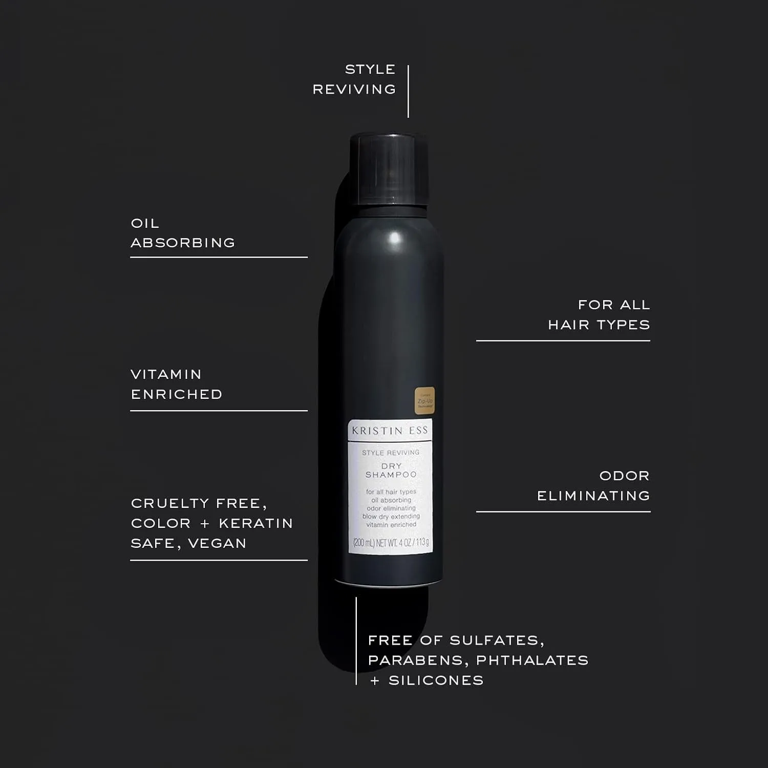 Dry Shampoo Spray for Oily Hair - Absorbs Oil, Adds Volume with Minimal Residue, Style Extender   Fragrance Refresher - Sulfate Free, Vegan   Color Safe - Fresh Pear Fragrance