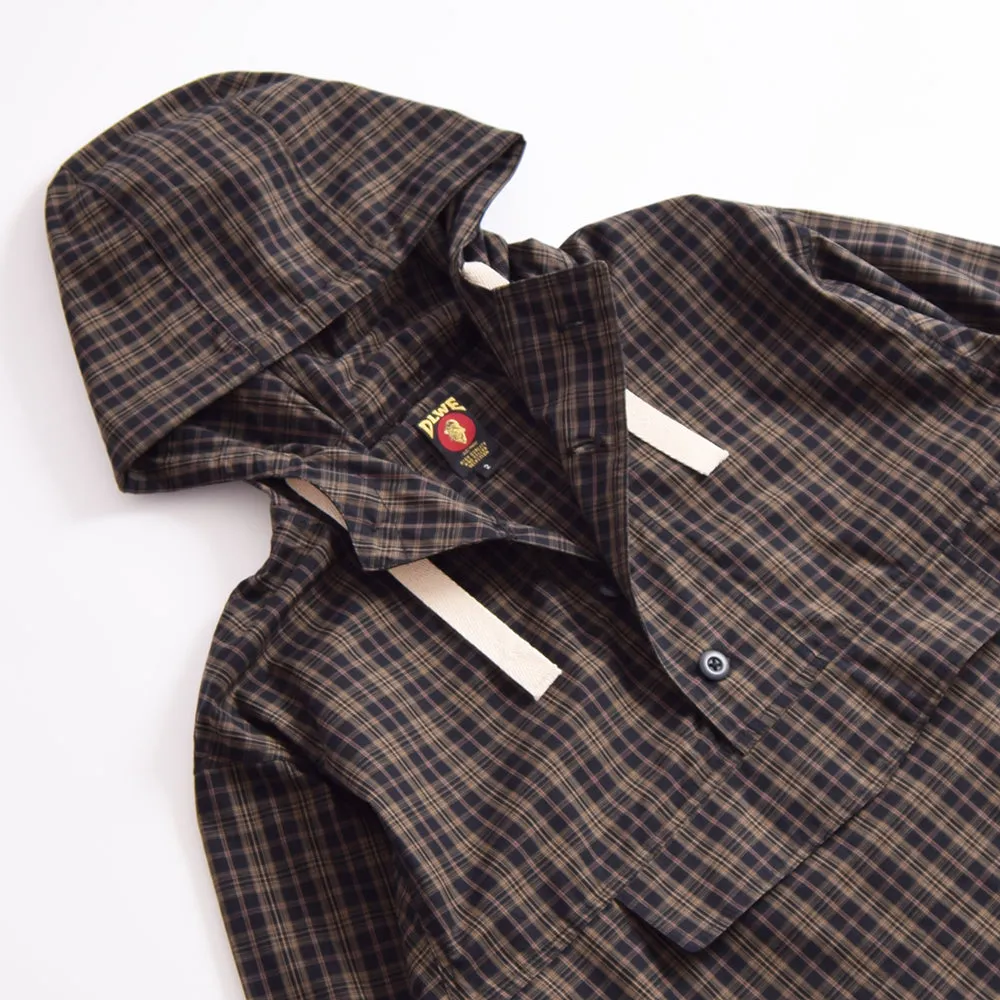 Dublinware Chestnut & Navy Check Smock