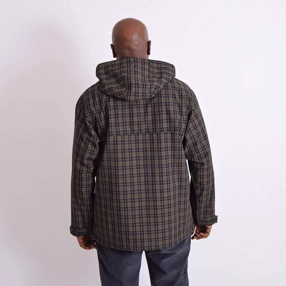 Dublinware Chestnut & Navy Check Smock